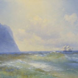 Sun on the sea